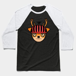 Annoyed Cyclist Deer Fred Baseball T-Shirt